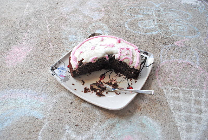 Summer Baking with Kids Chocolate Cake with Vanilla Frosting | Recipe Treasure
