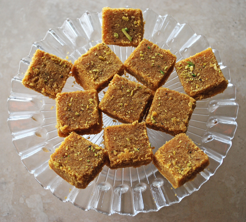 Besan Barfi - Gram Flour Sweet | Recipe Treasure