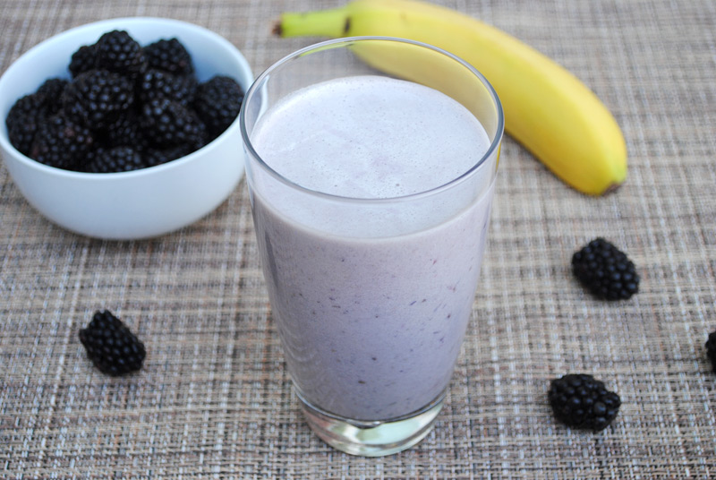 Blackberry-Banana Protein Shake | Recipe Treasure