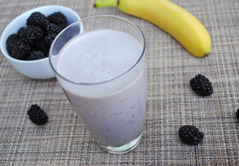 Blackberry-Banana Protein Shake | Recipe Treasure