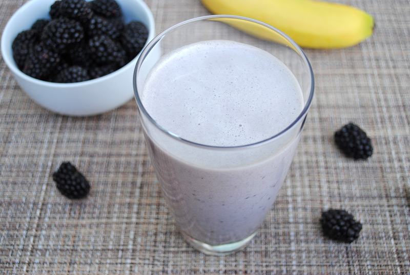 Blackberry-Banana Protein Shake | Recipe Treasure