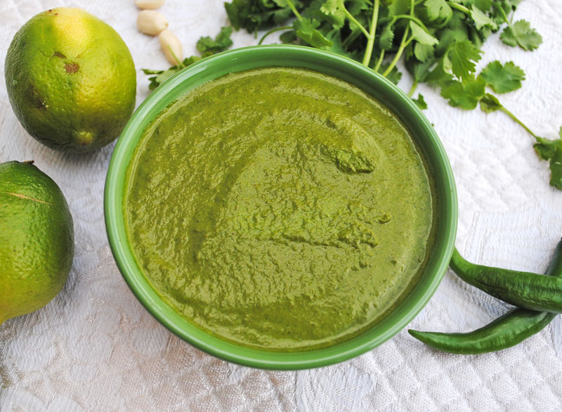 Peanut Coriander (Cilantro) Chutney | Recipe Treasure