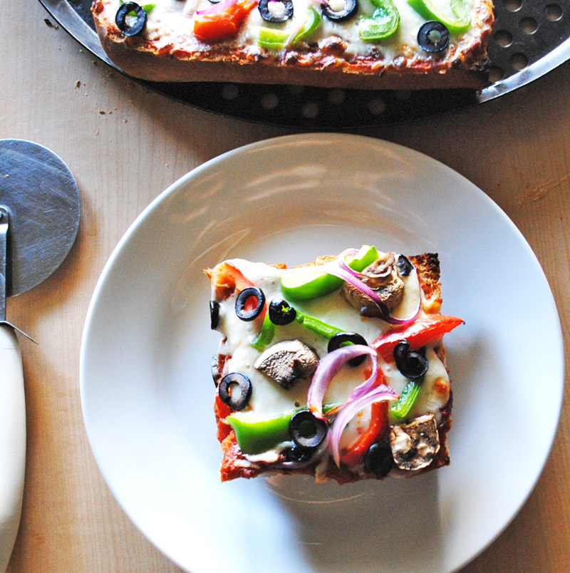 Veggie Lover's French Bread Pizza | Recipe Treasure | gator3130.temp.domains/~recipetr