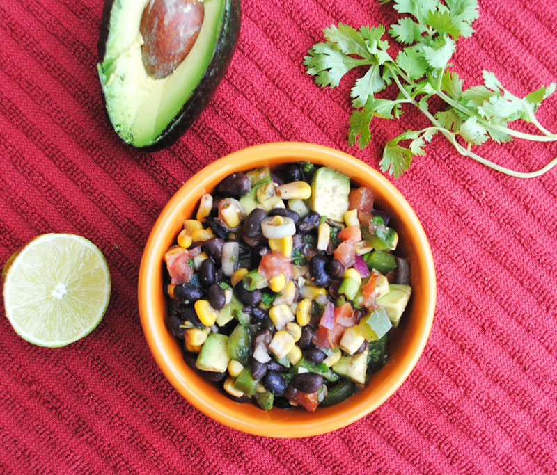 Black Bean and Corn Salad with Avocado | Recipe Treasure