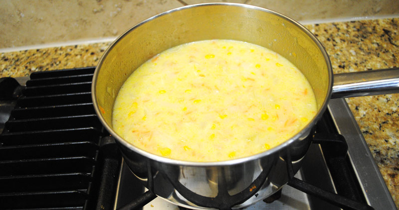 Heart-Healthy Potato and Corn Chowder | Corn Milk Mix Simmer | Recipe Treasure