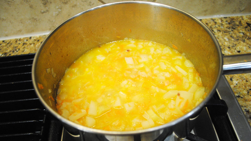 Heart-Healthy Potato and Corn Chowder | Potato Carrot Simmer | Recipe Treasure