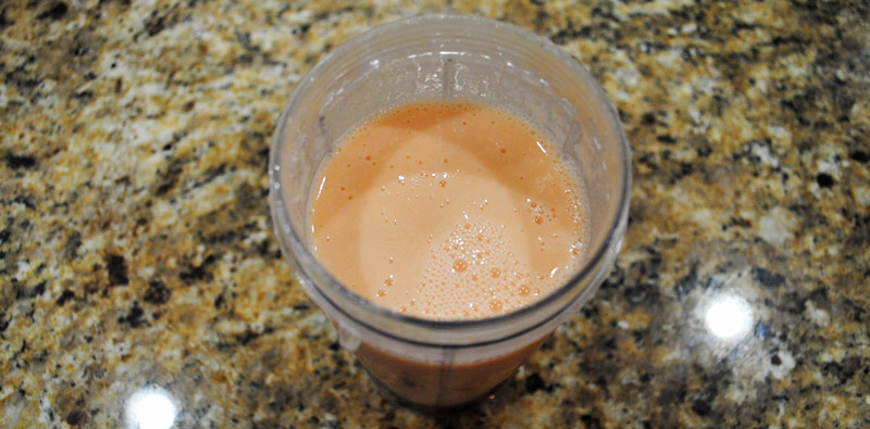 Cantaloupe Yogurt Smoothie | Process | Recipe Treasure