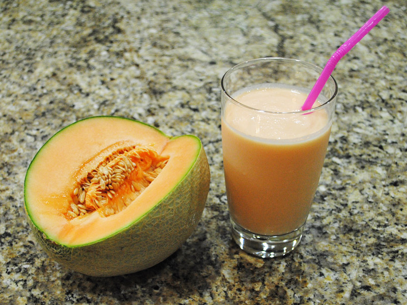 Cantaloupe Yogurt Smoothie 2 | Recipe Treasure