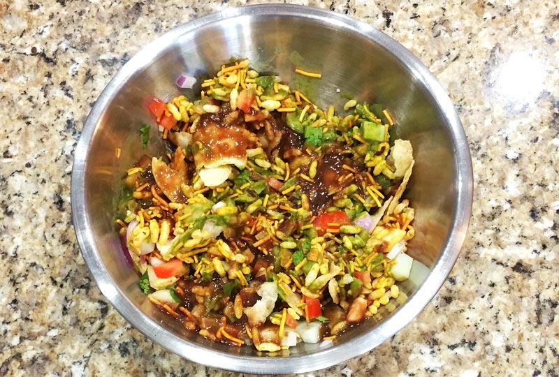 Bhel Puri Recipe - Chaat - Street Food - Chutney